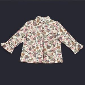 Draper's & Damon's Floral Paisley Blouse